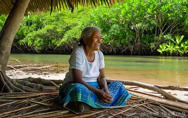피지의 환경 보호 정책 - Prompt 1: Intergenerational Wisdom by the Mangroves**